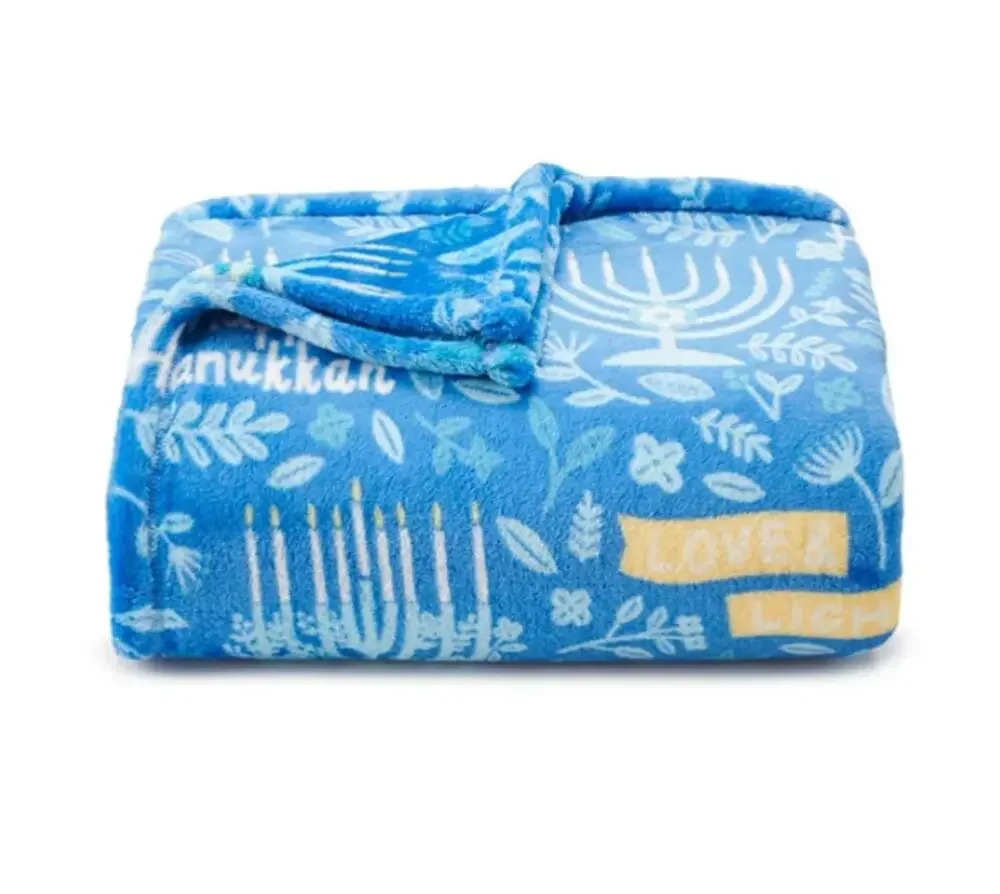 The Big One Oversized Hanukkah Supersoft Plush Throw